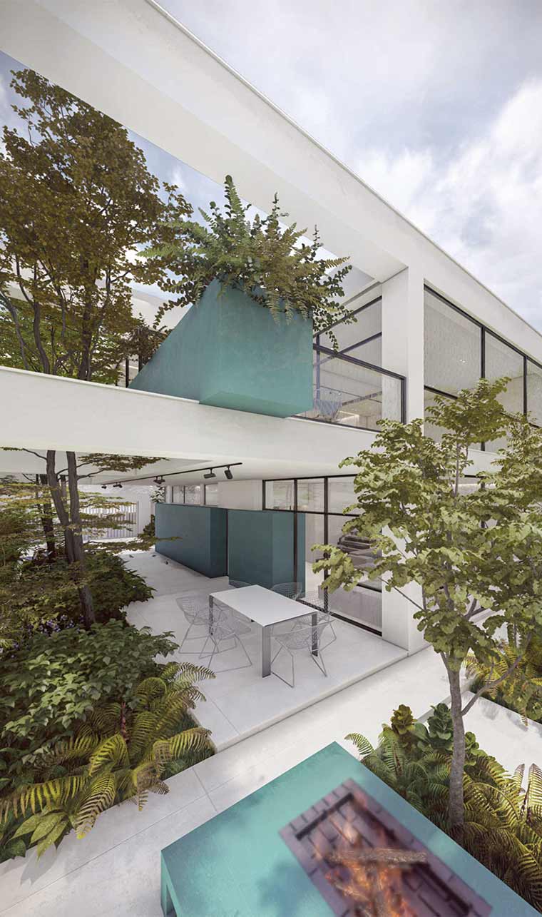 A villa near a neighbor, slide no. 0